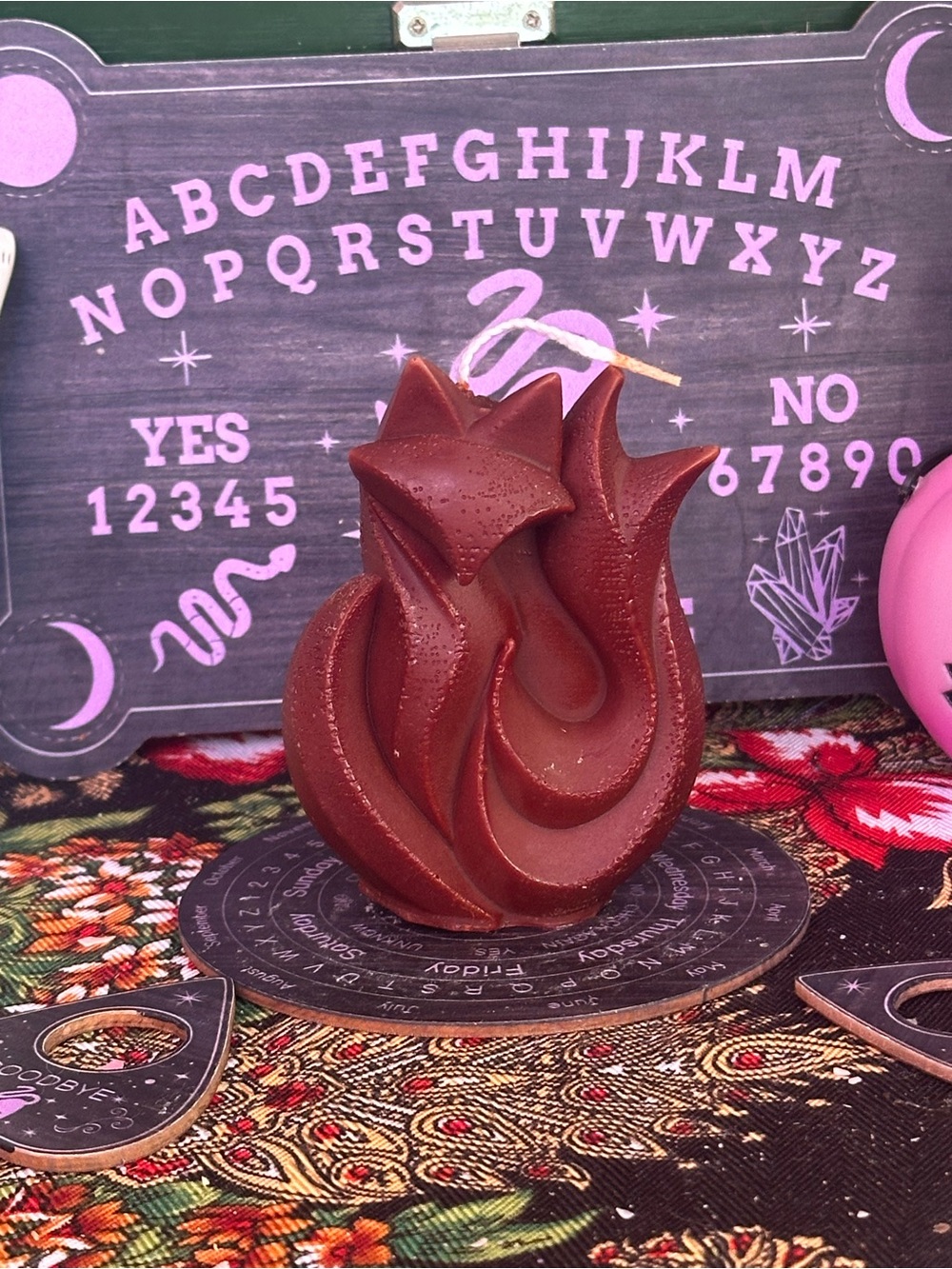 Brown Fyah Fox Ritual Candle